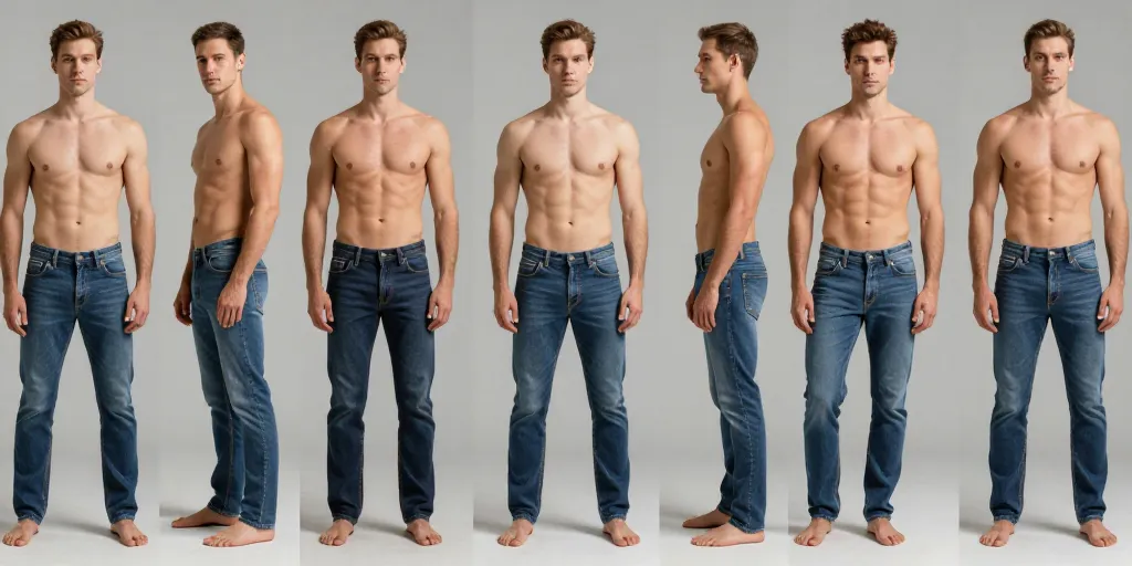 Forme jean homme : la méthode pour bien choisir selon votre morphologie